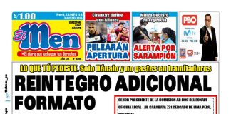 Portada Diario El Men (18/5/2026) Portada Diario El Men (18/5/2026)