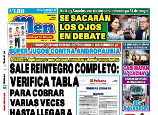 Portada Diario El Men (19/5/2026)