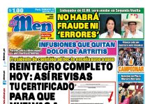 Portada Diario El Men (23/5/2026) Portada Diario El Men (23/5/2026)