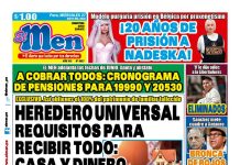 Portada Diario El Men (27/5/2026)