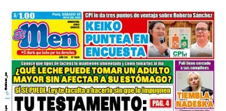 Portada Diario El Men (30/5/2026)