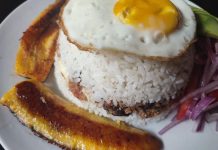 arroz tapado a lo pobre