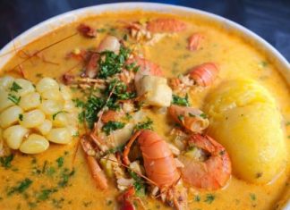 chupe de camarones