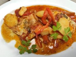 Aromático y jugoso chupín de pescado chupín de pescado