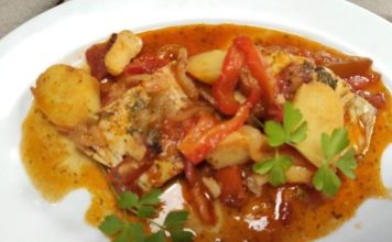 Aromático y jugoso chupín de pescado chupín de pescado
