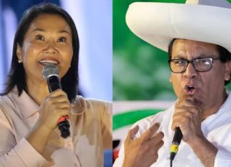 debate presidencial entre Keiko Fujimori y Roberto Sánchez