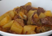 A disfrutar de estofado de ternera con alcachofas estofado de ternera con alcachofas