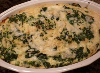 soufflé de acelga y pollo