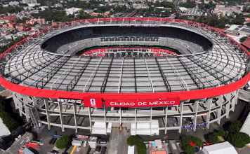Manifestantes mexicanos bloquean Estadio Azteca previo al inicio del Mundial 2026