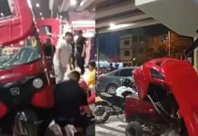 6 heridos tras choque entre auto y mototaxi