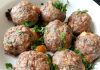 Albóndigas al horno de carne molida