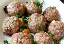 Albóndigas al horno de carne molida