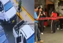 Balean camioneta con bebé adentro