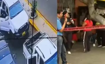 Balean camioneta con bebé adentro
