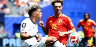 Bélgica y Egipto se repartieron puntos