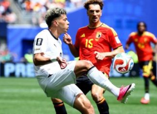 Bélgica y Egipto se repartieron puntos
