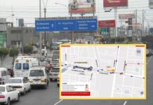 Cierran av. Faucett por Línea 4 del Metro