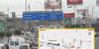 Cierran av. Faucett por Línea 4 del Metro