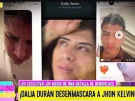 Dalia muestra video de John Kelvin borracho Dalia muestra video de John Kelvin borracho