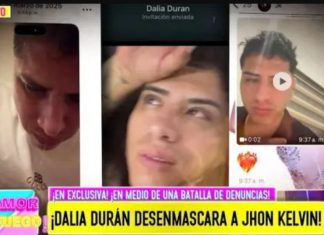 Dalia muestra video de John Kelvin borracho