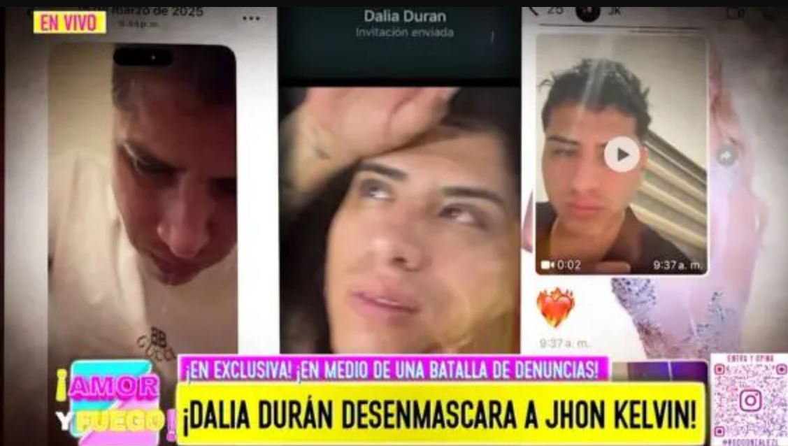 Dalia muestra video de John Kelvin borracho
