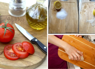 Desinfecta tu tabla de picar Desinfecta tu tabla de picar