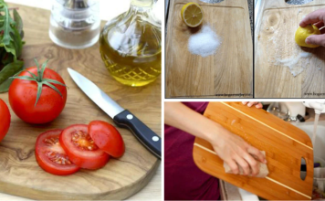 Desinfecta tu tabla de picar
