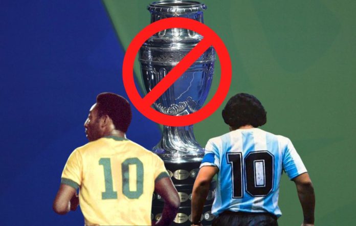 Diego y Pelé jamás  ganaron una Copa América en su vida