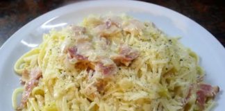 Espaguetis a la carbonara