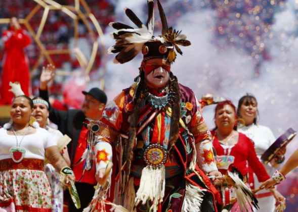 Integrante de una comunidad indígena canadiense