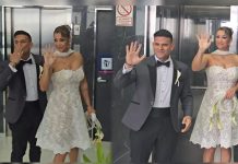 Karla se luce en su matri con Christian Domínguez Karla Tarazona se luce en su matri con Christian Domínguez