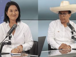 Keiko Fujimori y Roberto Sánchez