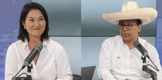 Keiko Fujimori y Roberto Sánchez