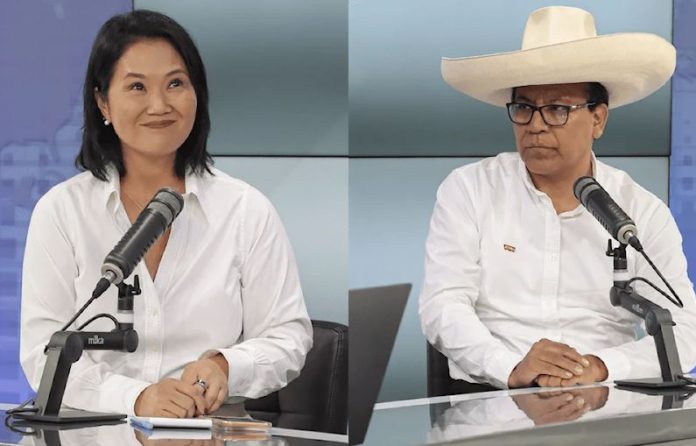 Keiko Fujimori y Roberto Sánchez