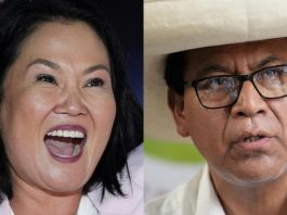 Keiko Fujimori y Roberto Sánchez