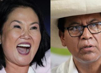 Keiko Fujimori y Roberto Sánchez