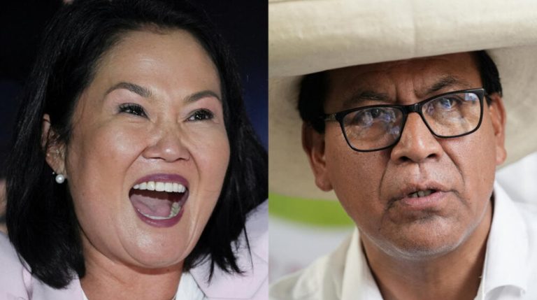 Keiko Fujimori y Roberto Sánchez