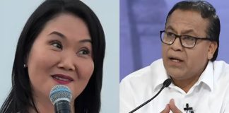 Keiko Fujimori y Roberto Sánchez
