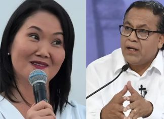 Keiko Fujimori y Roberto Sánchez