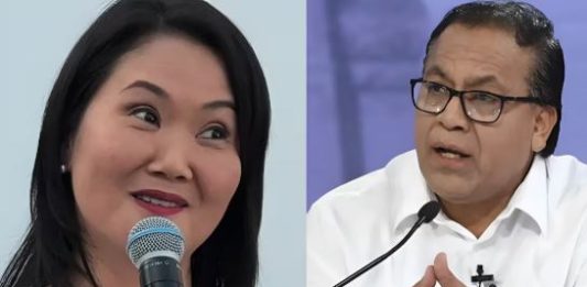 Keiko Fujimori y Roberto Sánchez