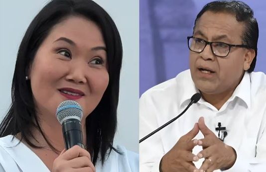 Keiko Fujimori y Roberto Sánchez
