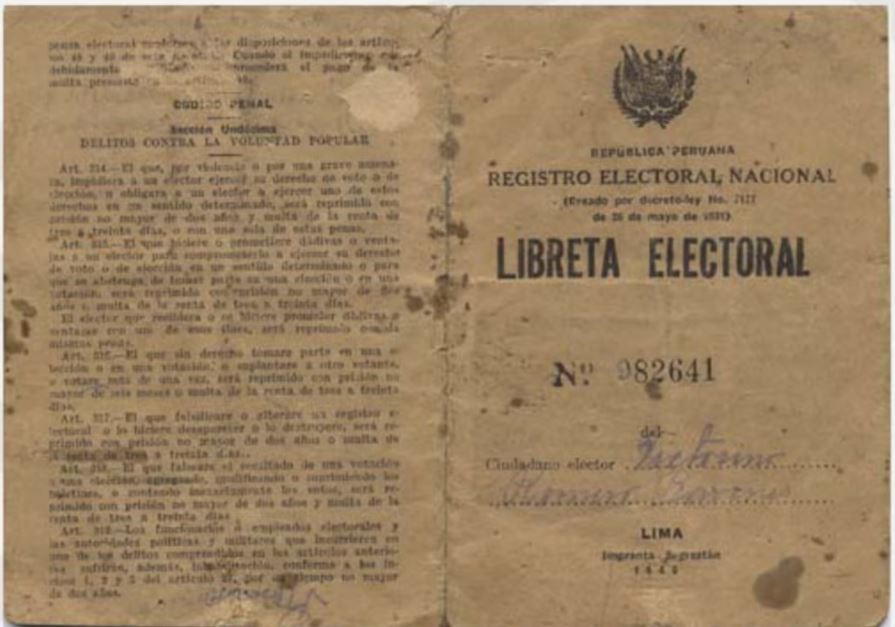 Las primeras libretas electorales fueron emitidas en 1931