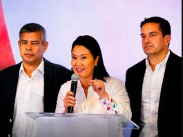 Luis Galarreta y Keiko Fujimori