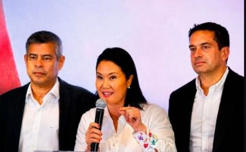 Luis Galarreta y Keiko Fujimori