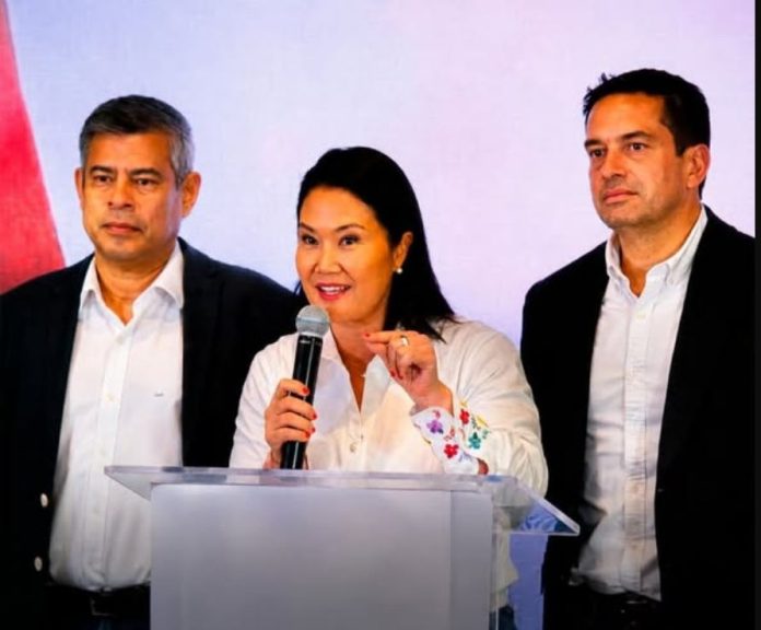 Luis Galarreta y Keiko Fujimori