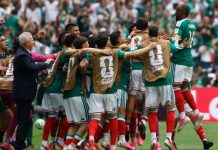 México le ganó 2 a 0 a Sudáfrica
