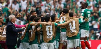México le ganó 2 a 0 a Sudáfrica