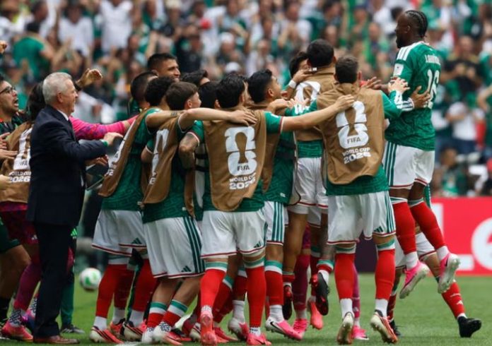 México le ganó 2 a 0 a Sudáfrica