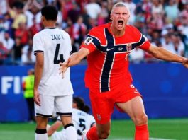 Noruega de Haaland goleó por 4-1 a Irak