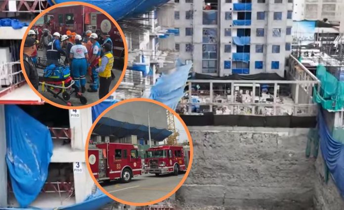 Obrero muere tras el derrumbe de edificio